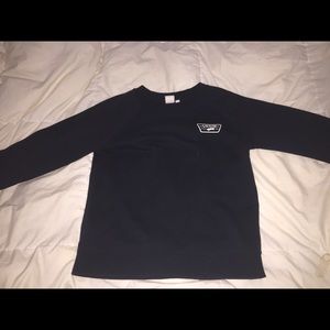 Black vans crew neck